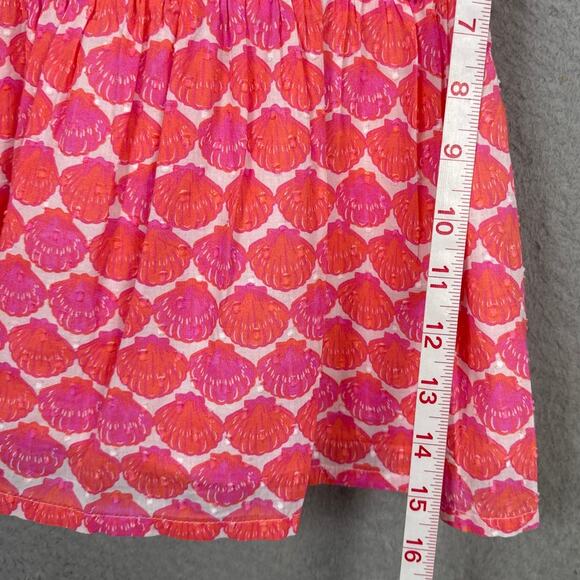 Tommy Bahama Toddler Girl Sundress Cotton Gauze Pink Sheashell Size 3T Summer - Picture 3 of 6